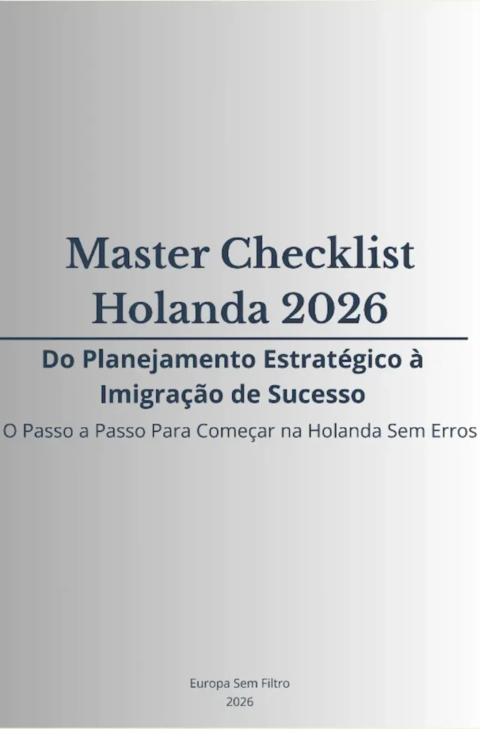Capa do Checklist Holanda 2026